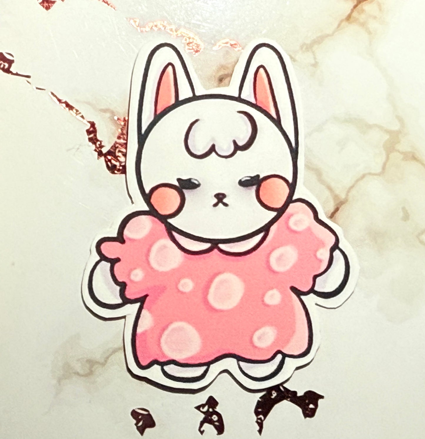 Matte Bunny Sticker