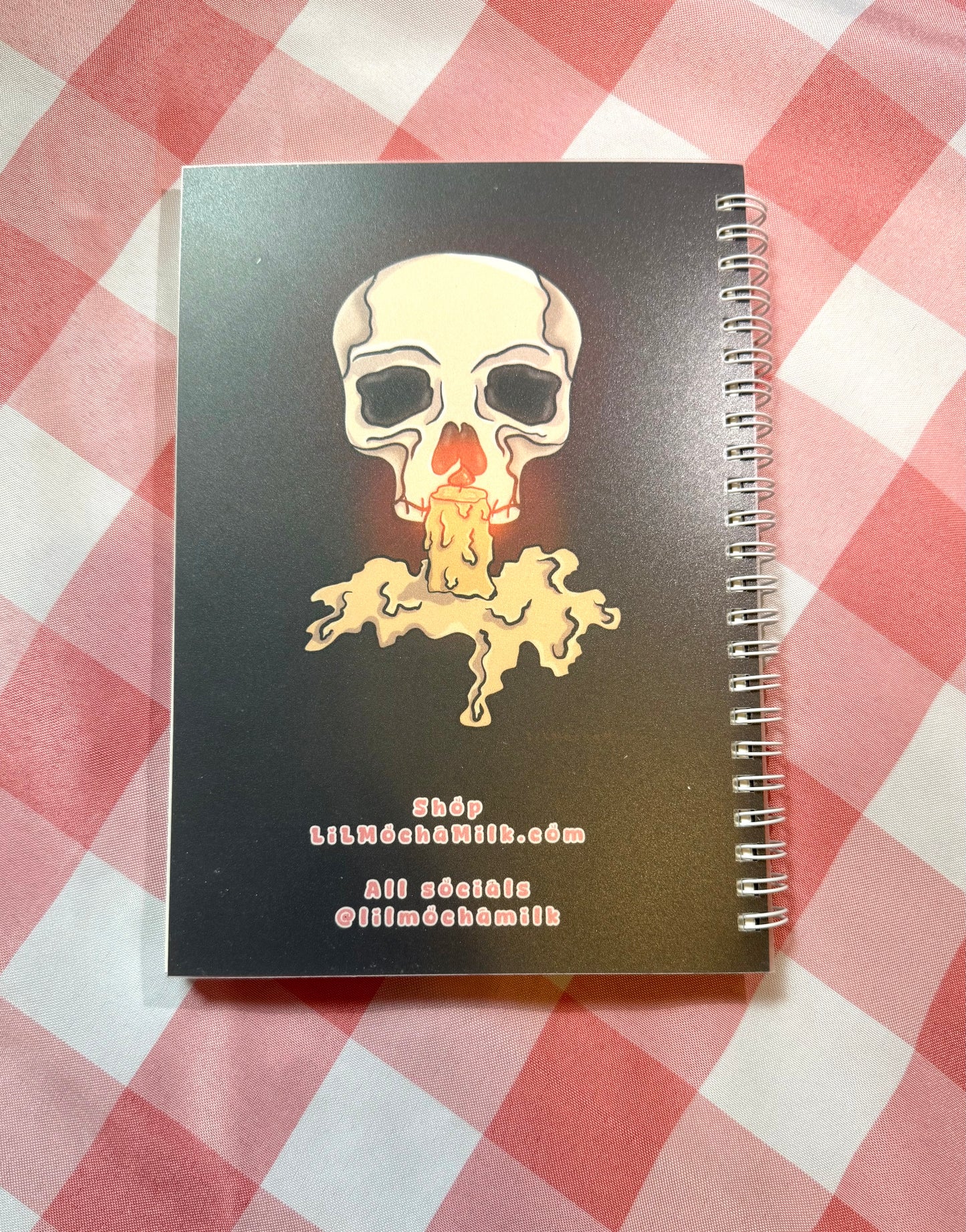 Skull Notebook (Lined, Spiral-Bound)