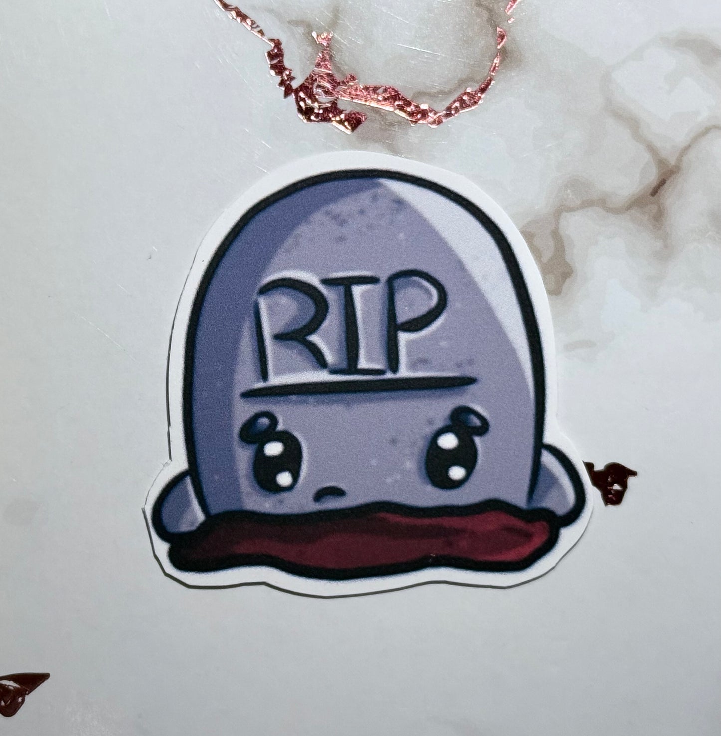 Matte Grave Sticker