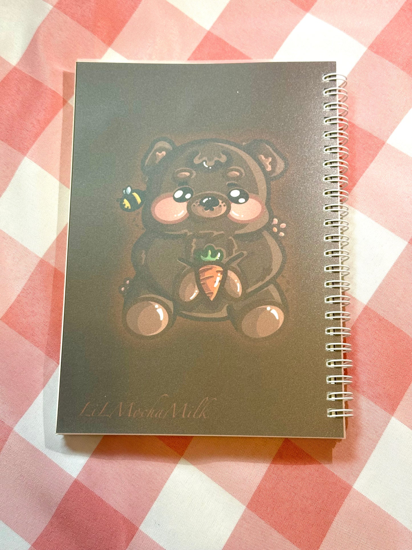 Cozy Bear Notebook (Lined, Spiral-Bound)