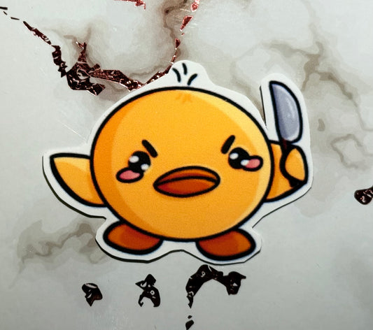 Matte Murder Duck Sticker