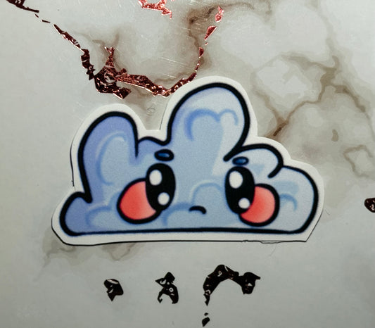 Matte Cloud Sticker