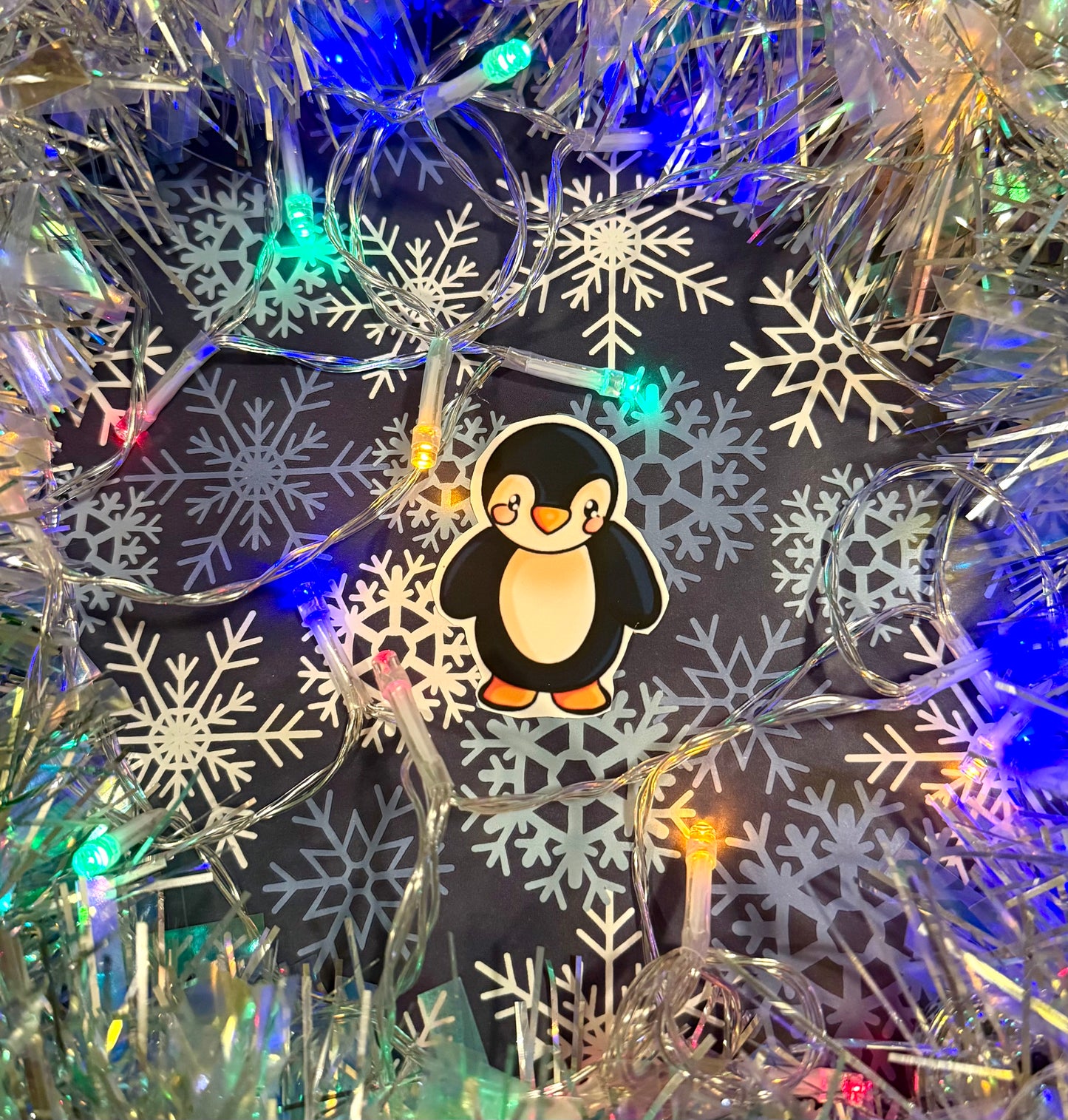 Matte Penguin Sticker