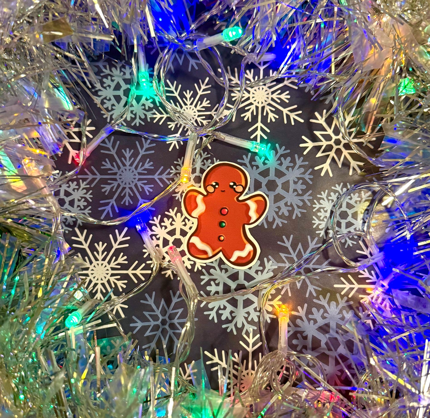 Matte Gingerbread Sticker