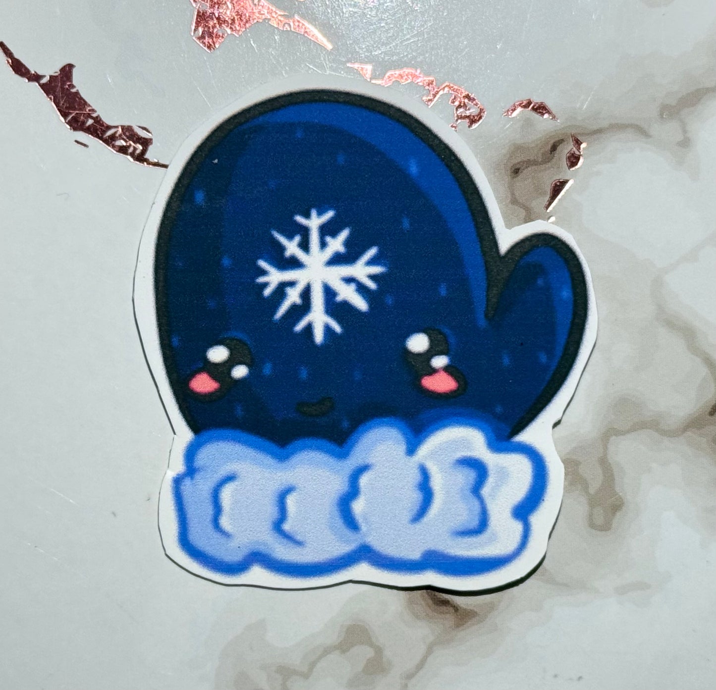 Matte Winter Glove Sticker