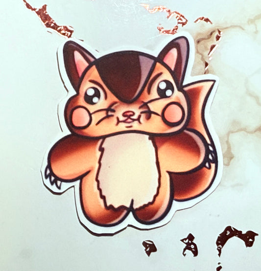 Matte Squirrel Sticker