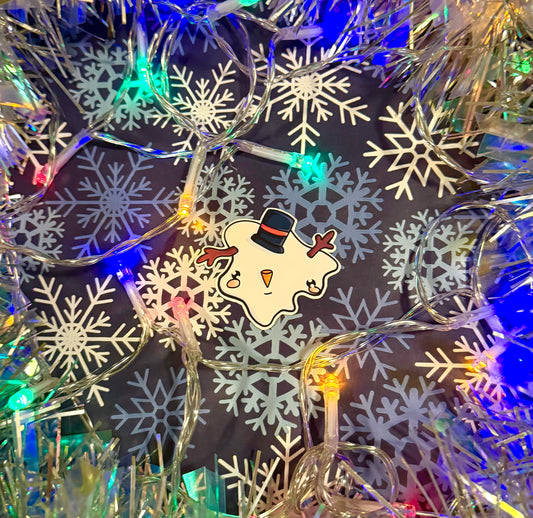 Matte Melted Snowman