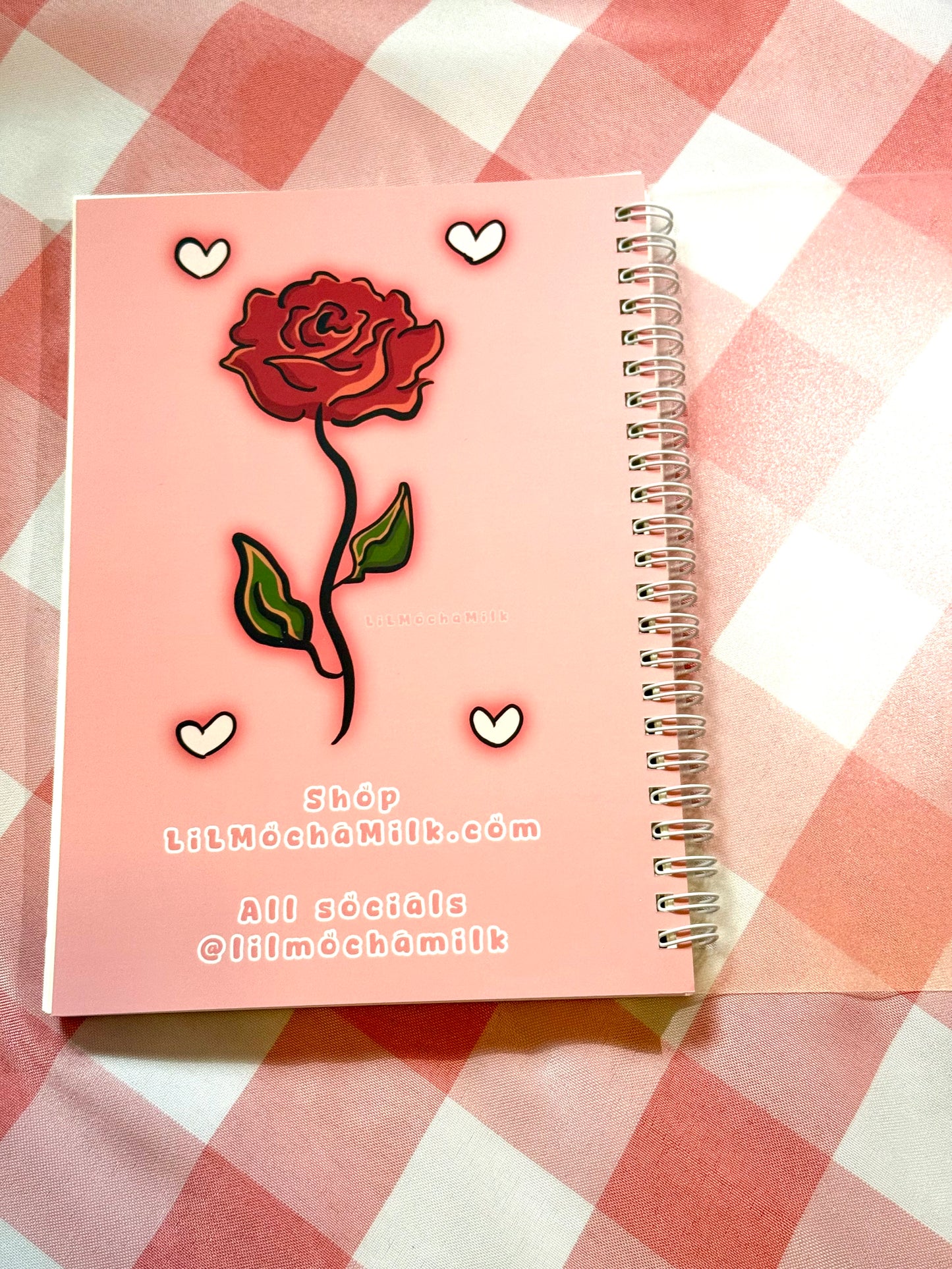 Rose Notebook (Lined, Spiral-Bound)