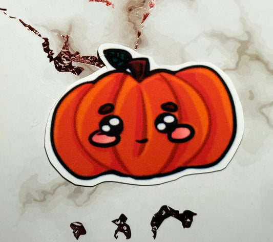 Matte Pumpkin Sticker