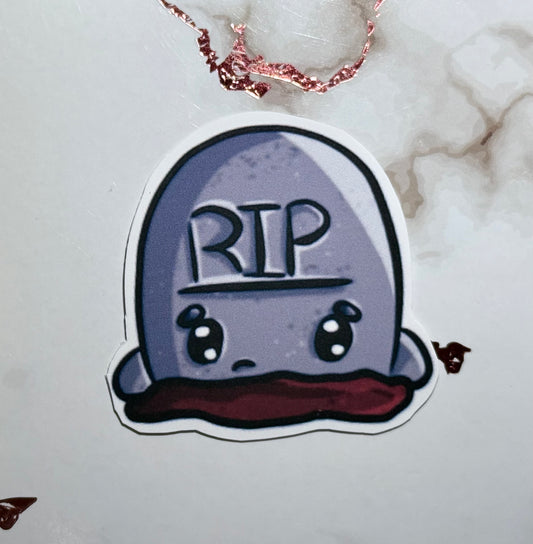 Matte Grave Sticker