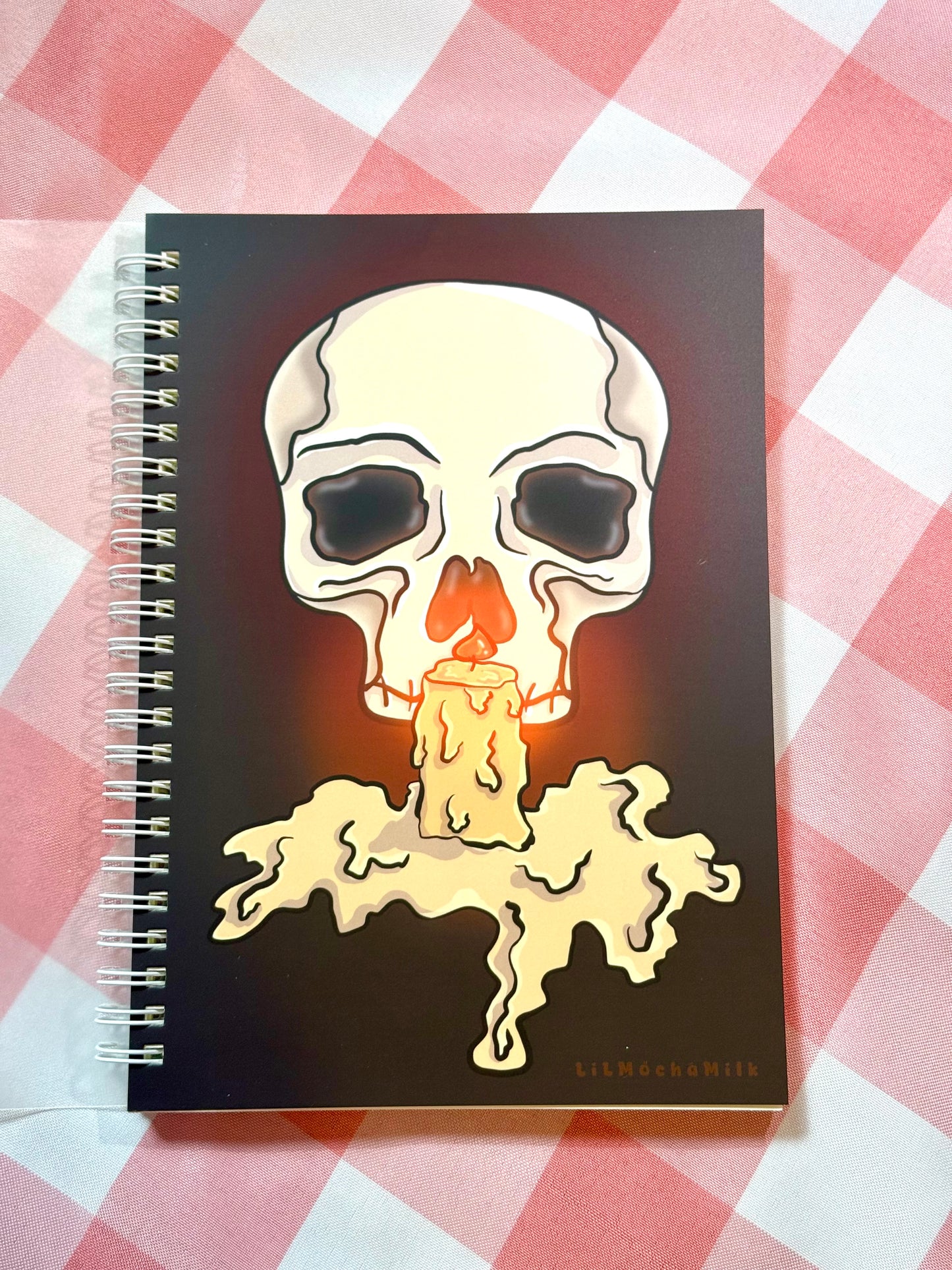 Skull Notebook (Lined, Spiral-Bound)