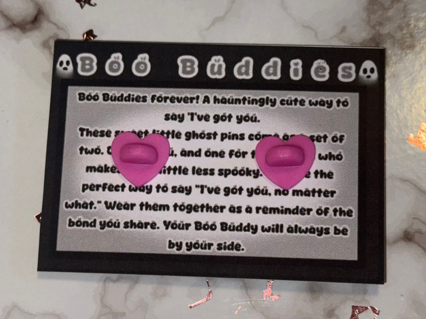 Boo Buddies Acrylic Pins