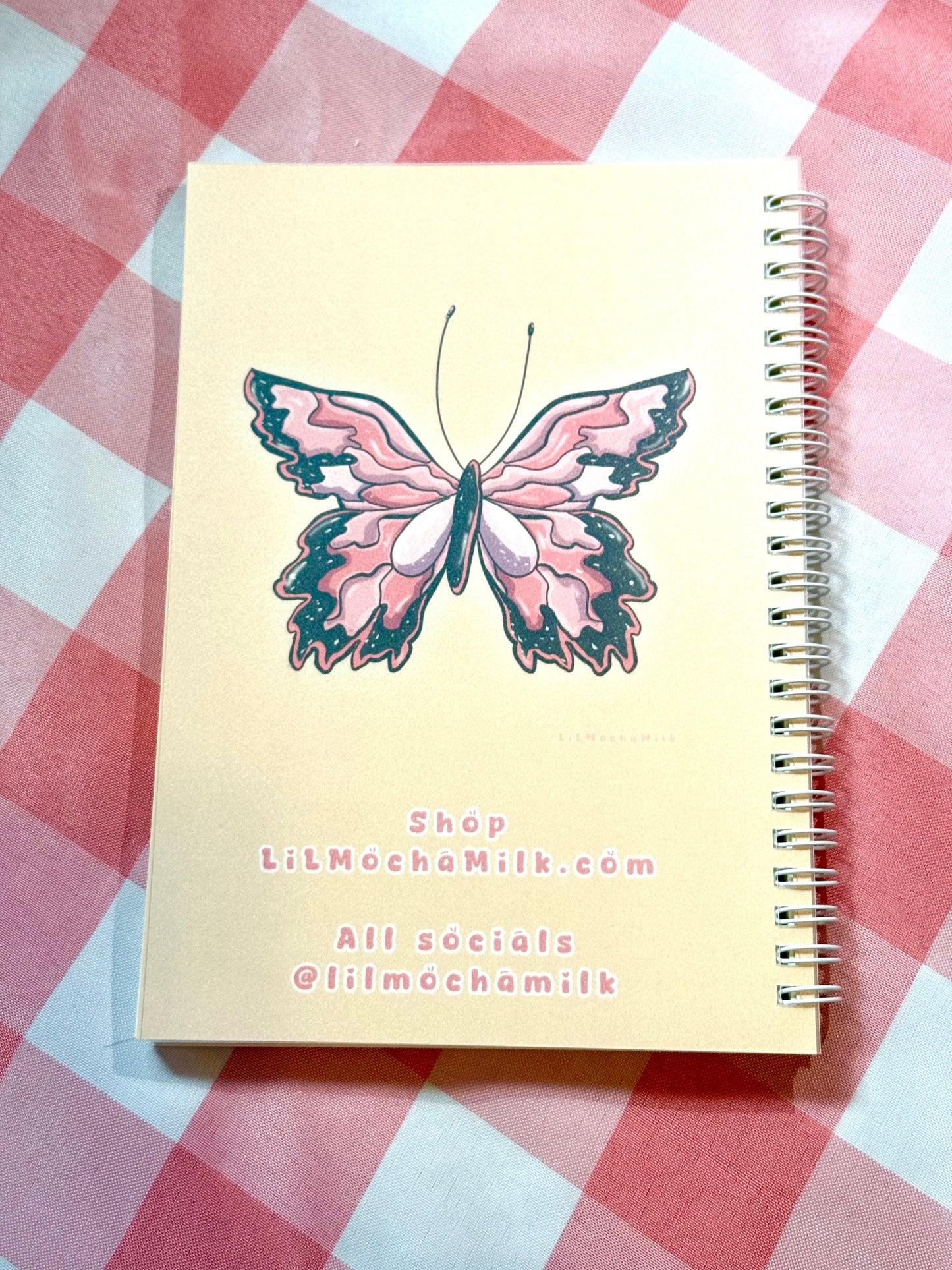 Butterfly Notebook (Lined, Spiral-Bound)