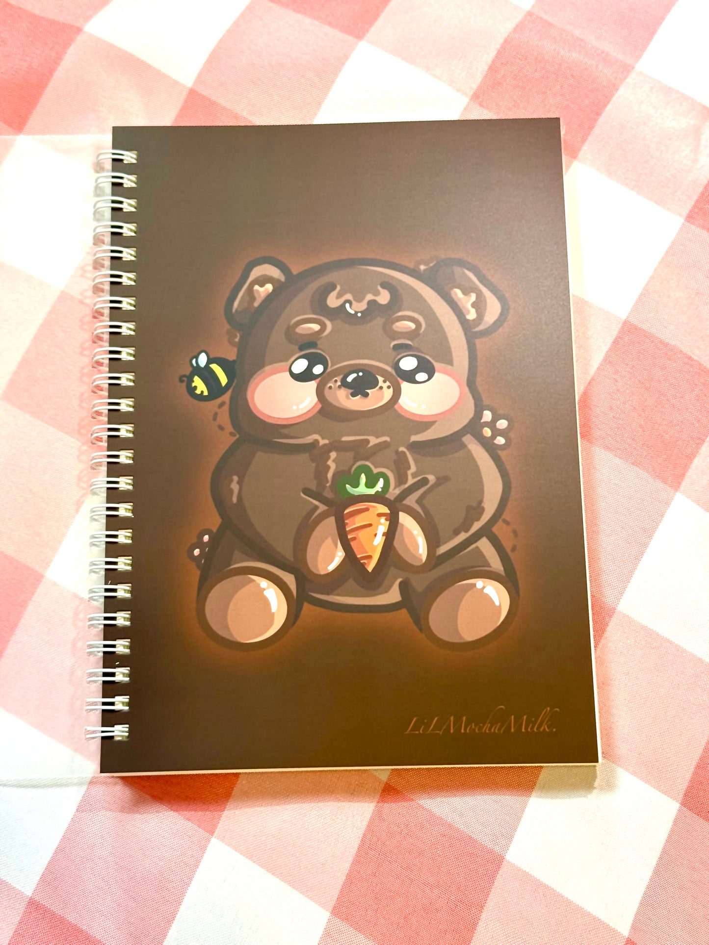 Cozy Bear Notebook (Lined, Spiral-Bound)