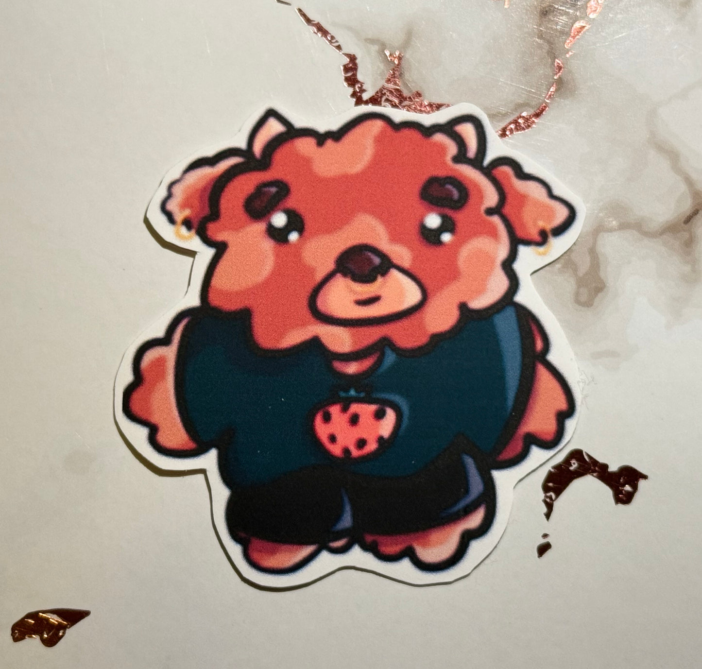 Matte Highland Cow Sticker