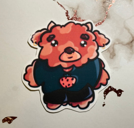 Matte Highland Cow Sticker