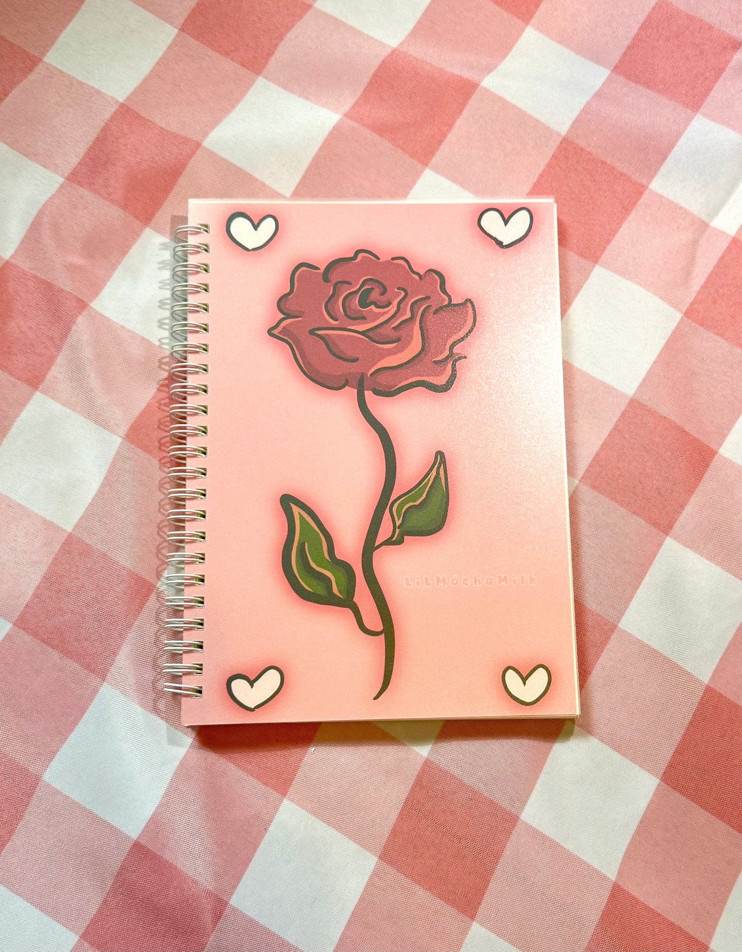 Rose Notebook (Lined, Spiral-Bound)