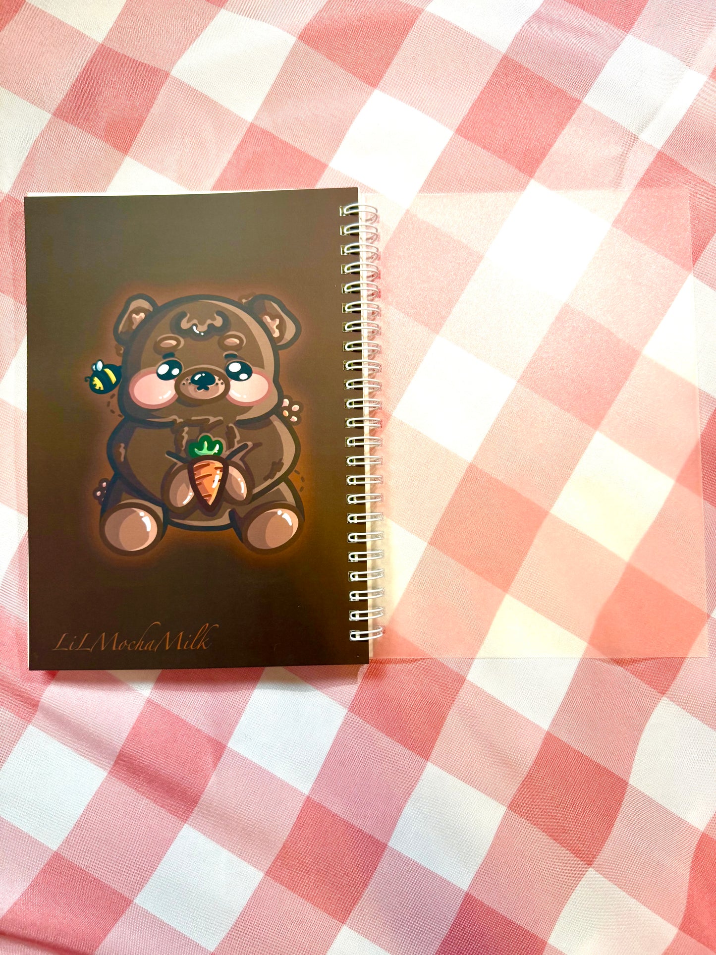 Cozy Bear Notebook (Lined, Spiral-Bound)