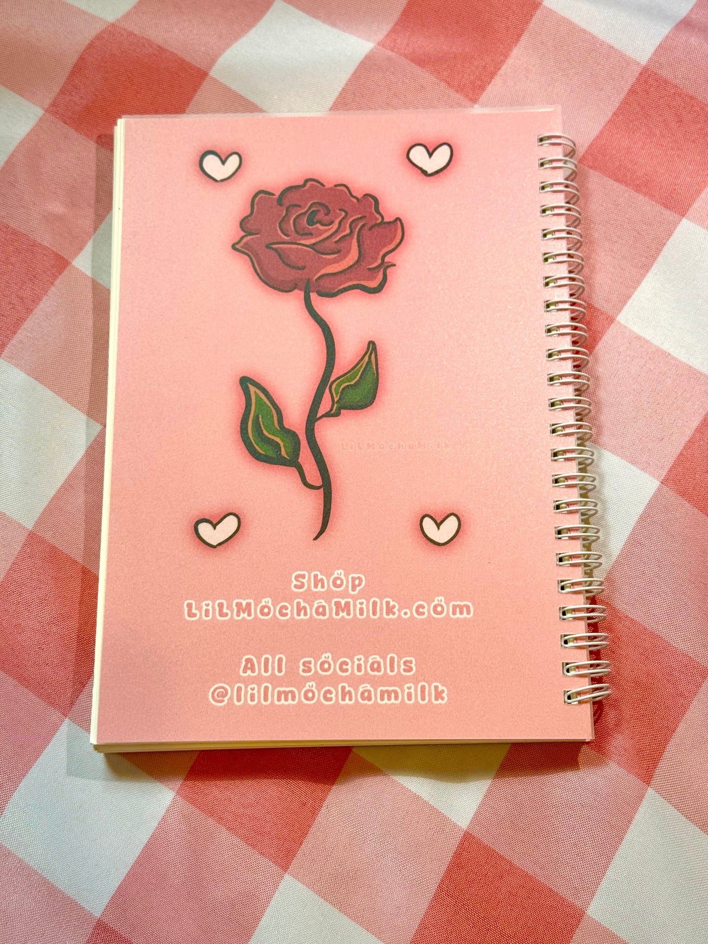 Rose Notebook (Lined, Spiral-Bound)