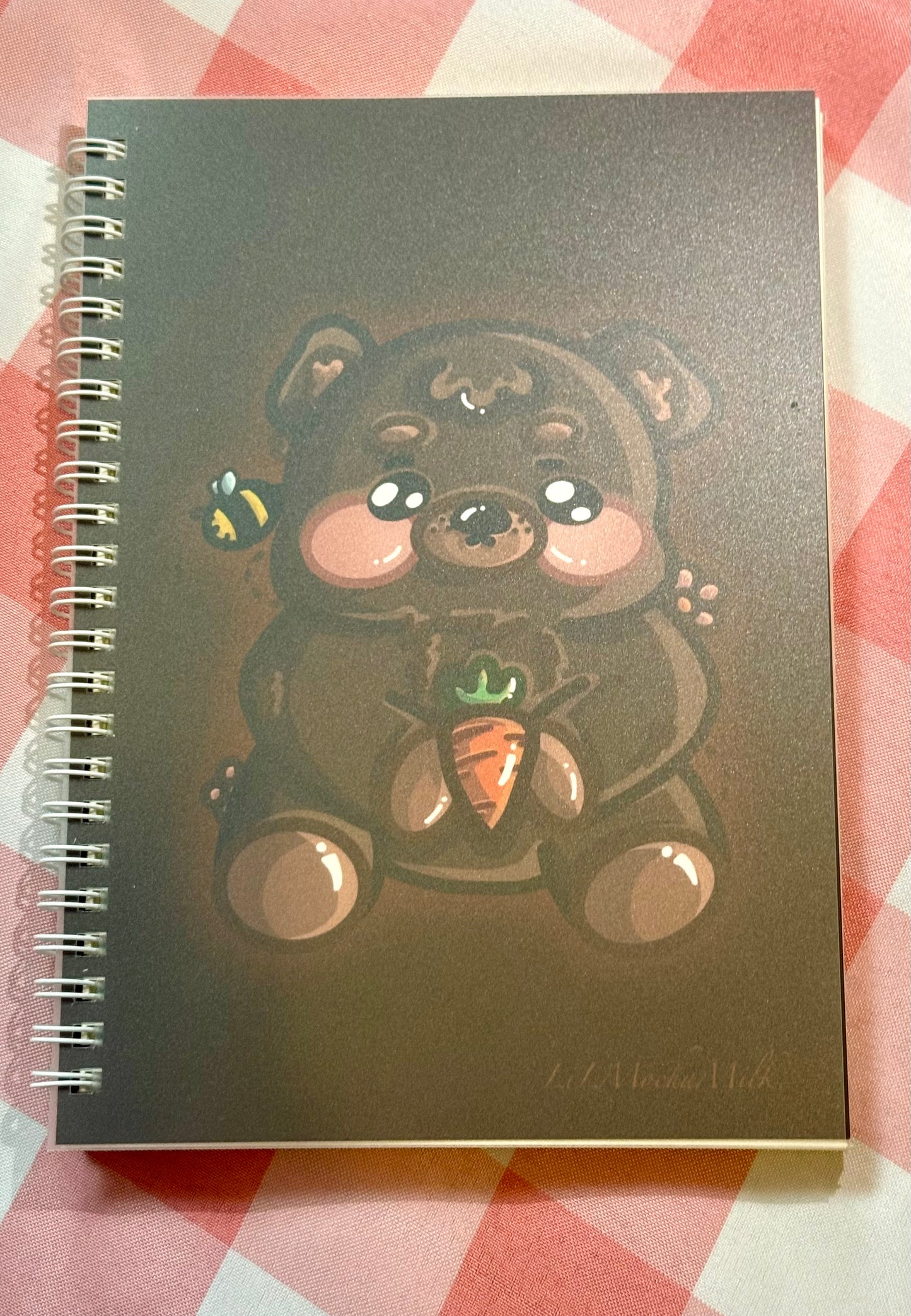 Cozy Bear Notebook (Lined, Spiral-Bound)