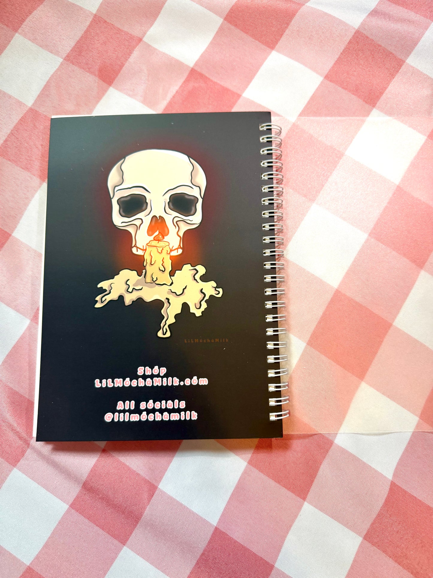 Skull Notebook (Lined, Spiral-Bound)