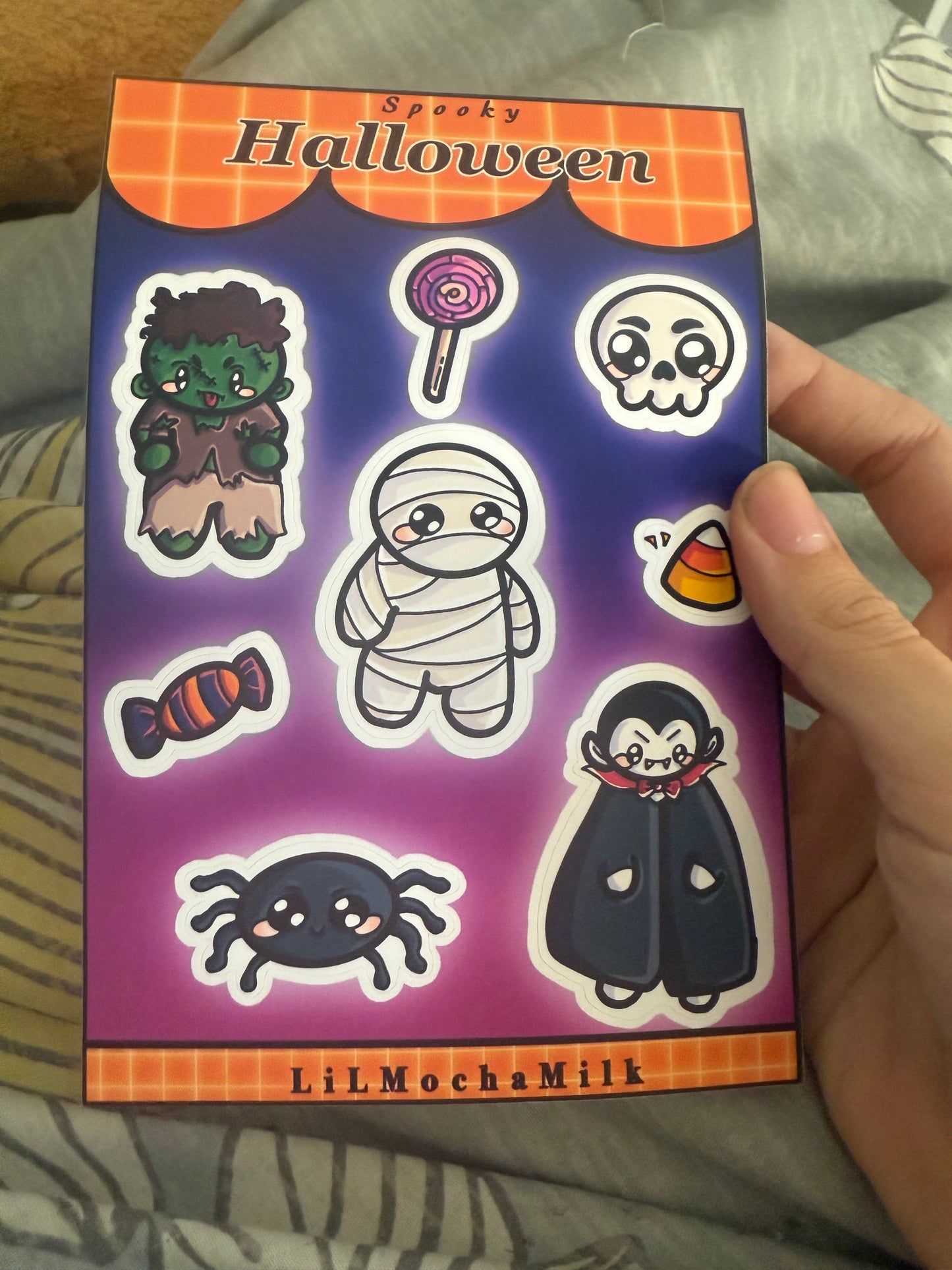 Spooky Halloween Matte Sticker Sheet