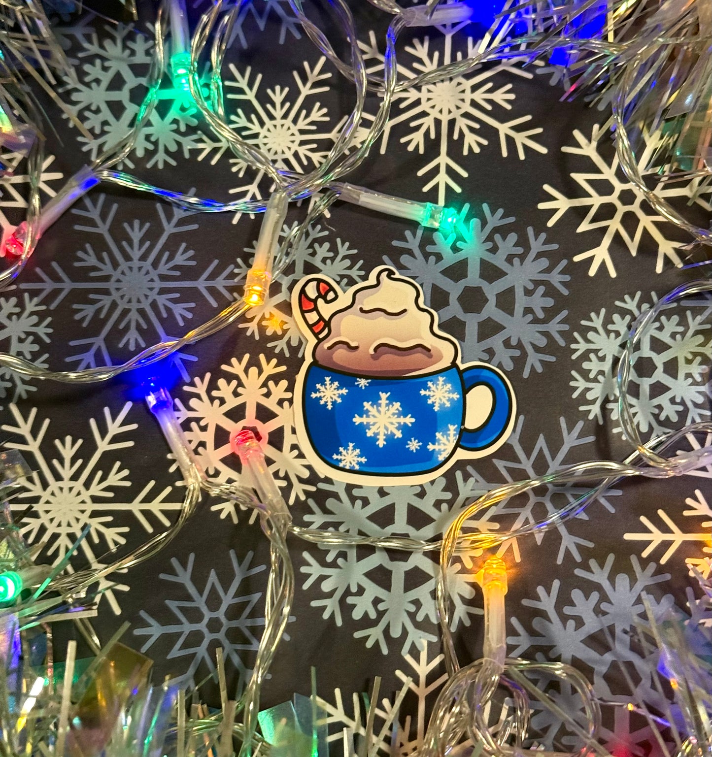 Matte Cozy Hot Chocolate sticker