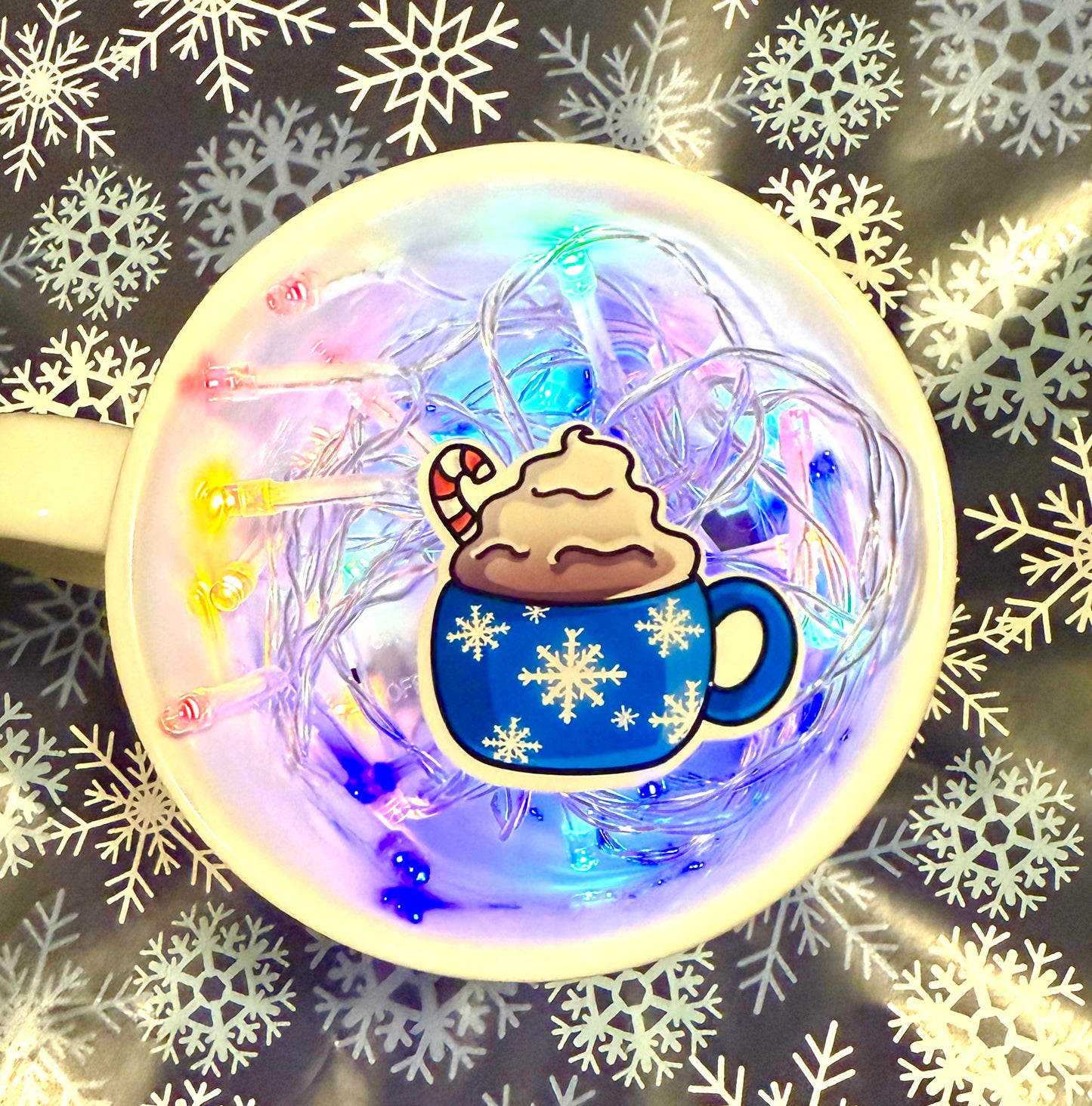 Matte Cozy Hot Chocolate sticker