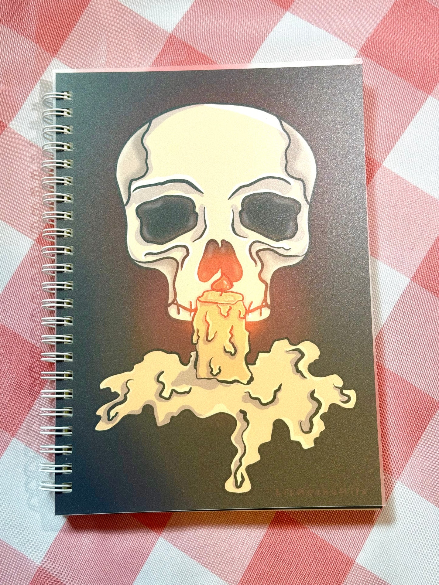Skull Notebook (Lined, Spiral-Bound)