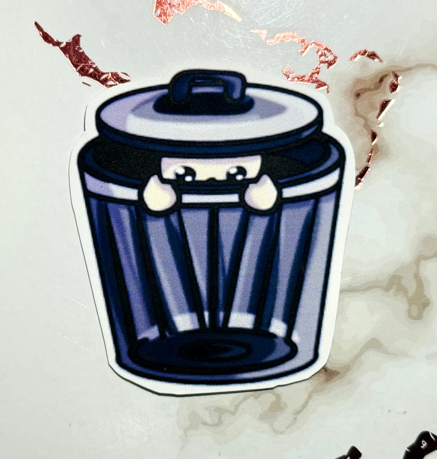 Matte Trashcan Buddy Sticker