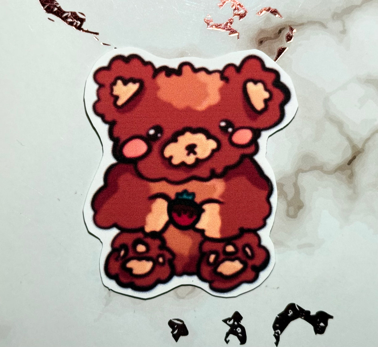 Matte Bear Sticker