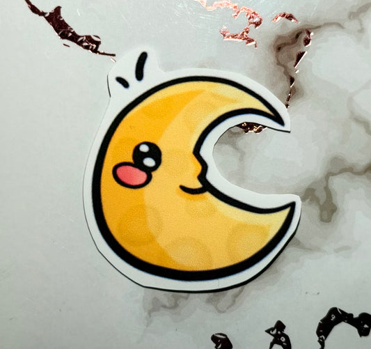 Matte Moon Sticker