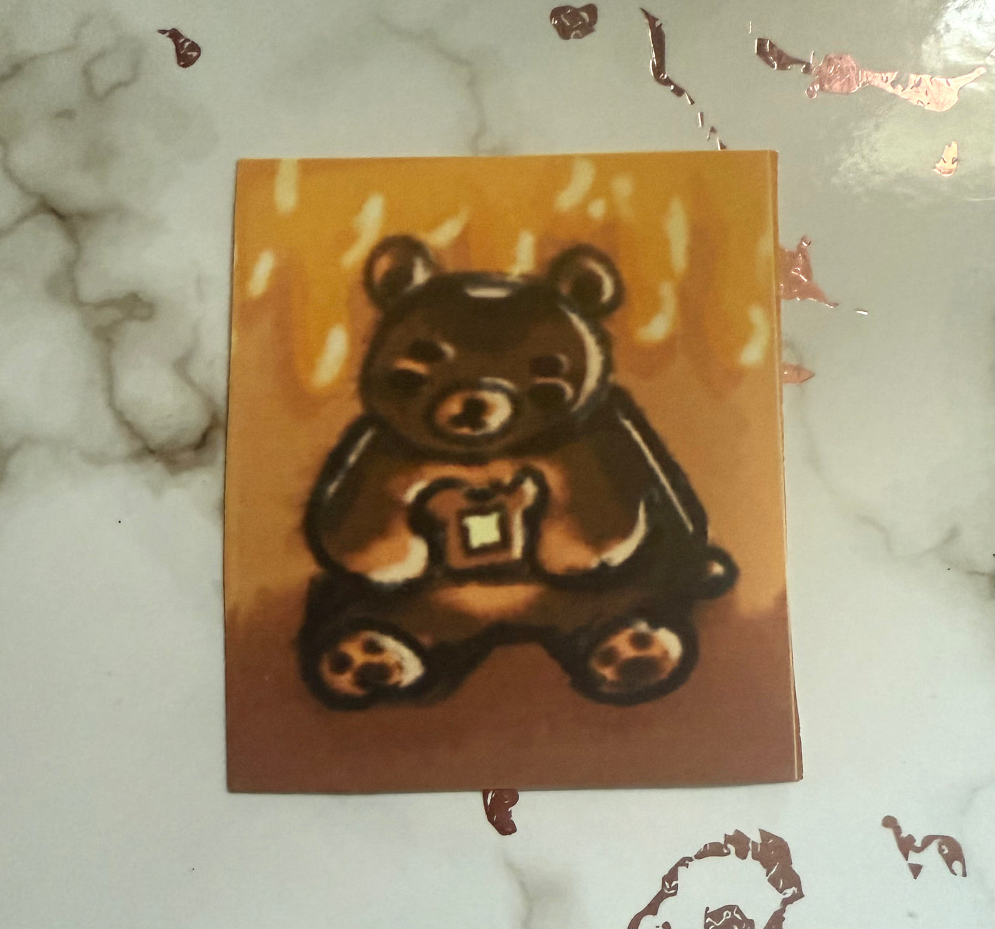 Honey Bear Matte Sticker