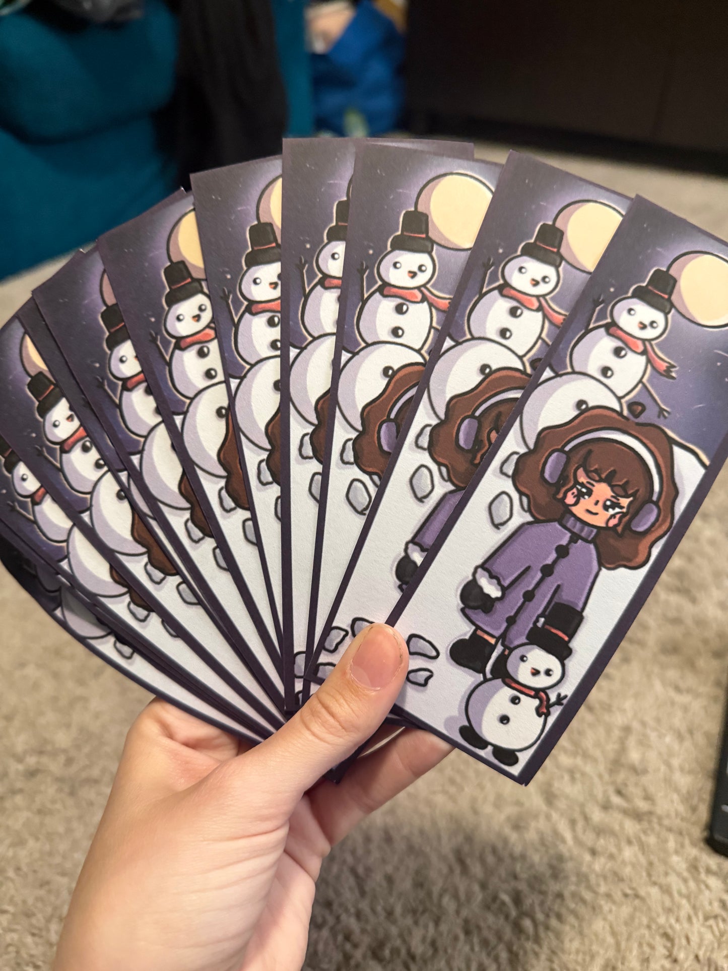 Cold winter day (paper) Bookmark